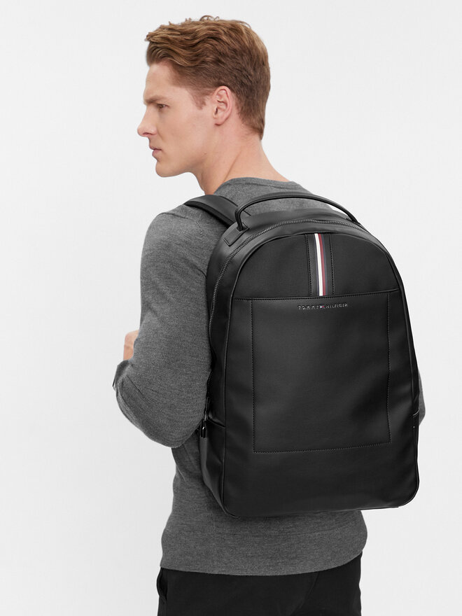 Tommy Hilfiger Rucksack Tommy Hilfiger Th Corporate Backpack AM0AM11828 Schwarz
