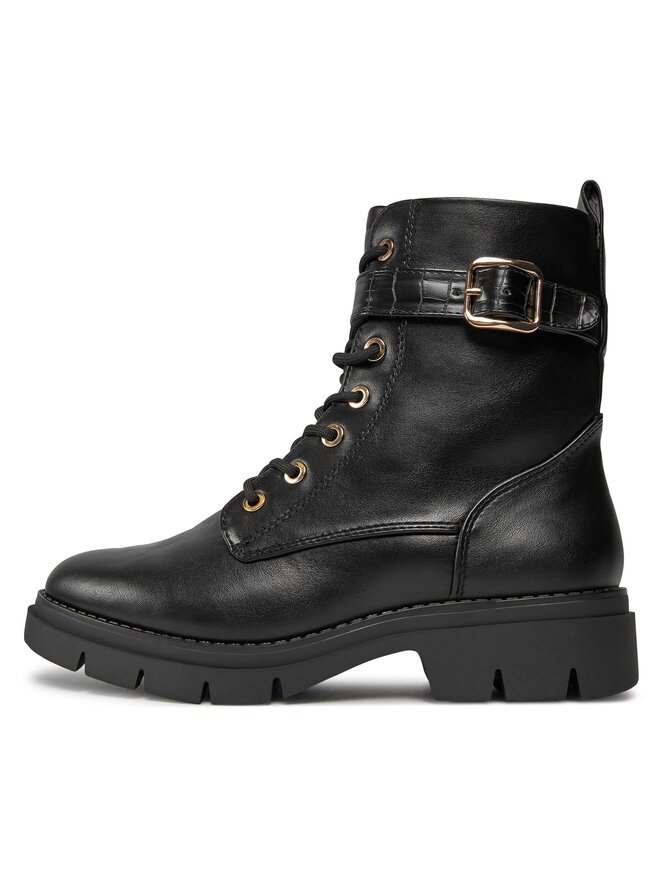 Tamaris Μποτάκια Tamaris 1-25289-41 Μαύρο