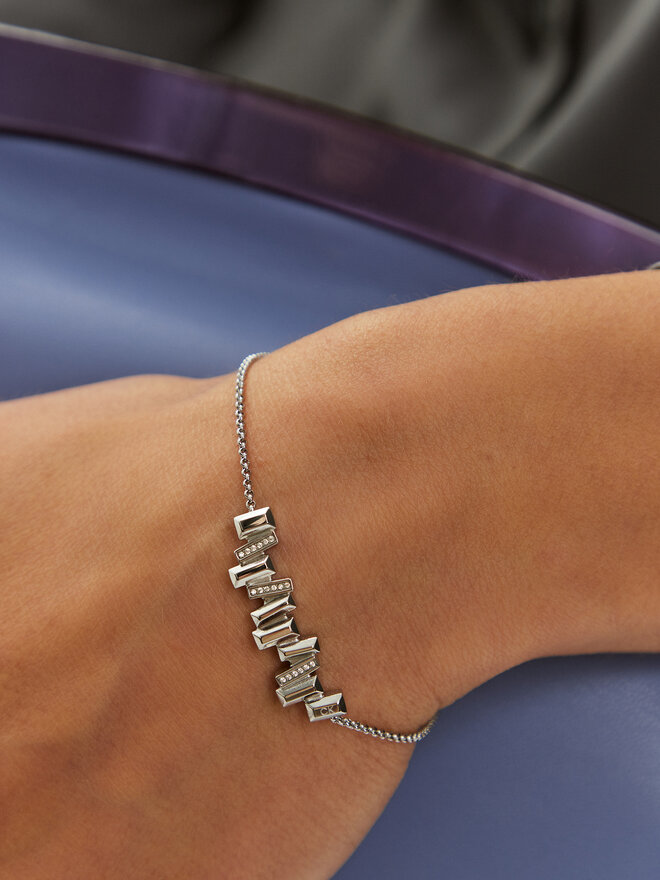 Calvin Klein Bransoletka Calvin Klein 35000240 Srebrny