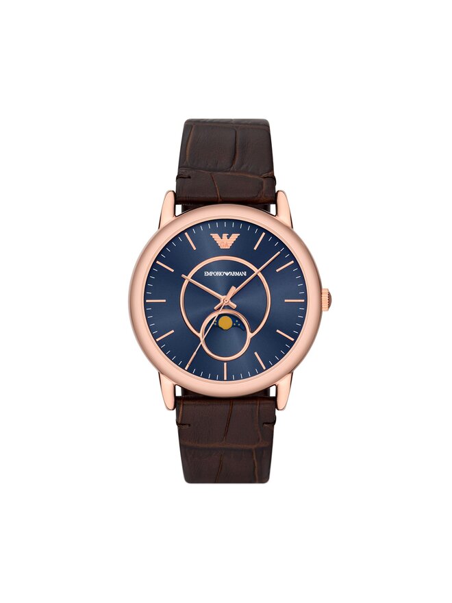 Emporio Armani Zegarek Emporio Armani Luigi AR11566 Brązowy