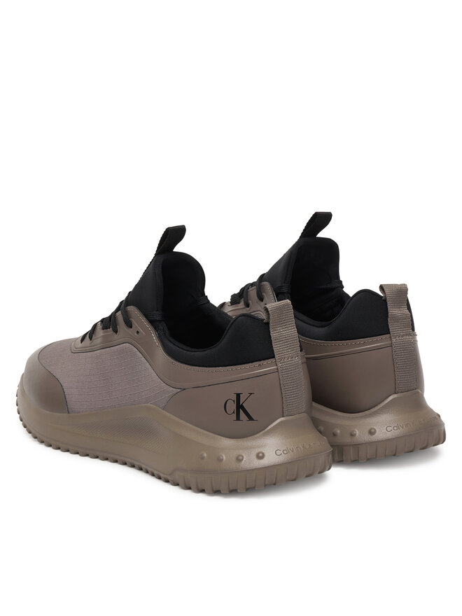 Calvin Klein Sneakers Calvin Klein Eva Runner Laceup Sock Mat Mix YM0YM01443 Braun