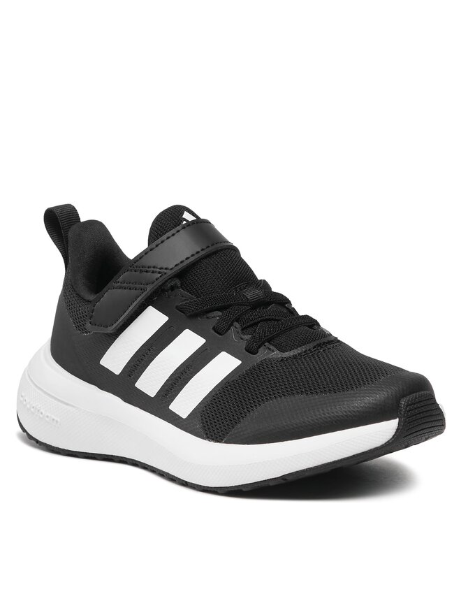 adidas Sneakers adidas Fortarun 2.0 Cloudfoam Sport Running Elastic Lace Top Strap Shoes IG5387 Schwarz
