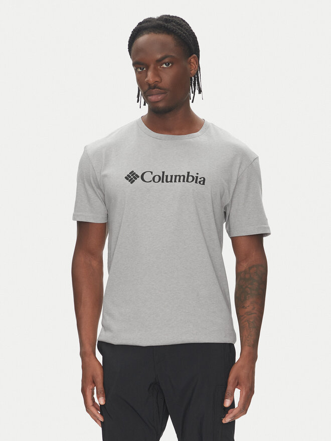 Columbia Columbia Футболка CSC Basic Logo EM2180 Сірий Regular Fit