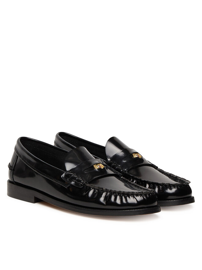 Tommy Hilfiger Mokassins Tommy Hilfiger Hilfiger Penny Abrasivato FW0FW09257 Schwarz