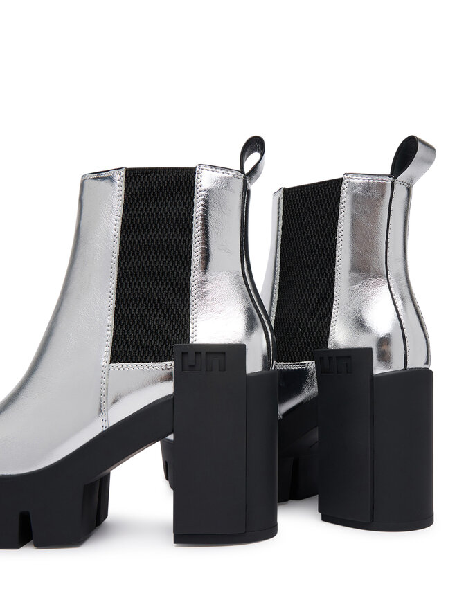 United Nude Stiefeletten United Nude Grip Chelsea Mid V 1103314116 Silberfarben
