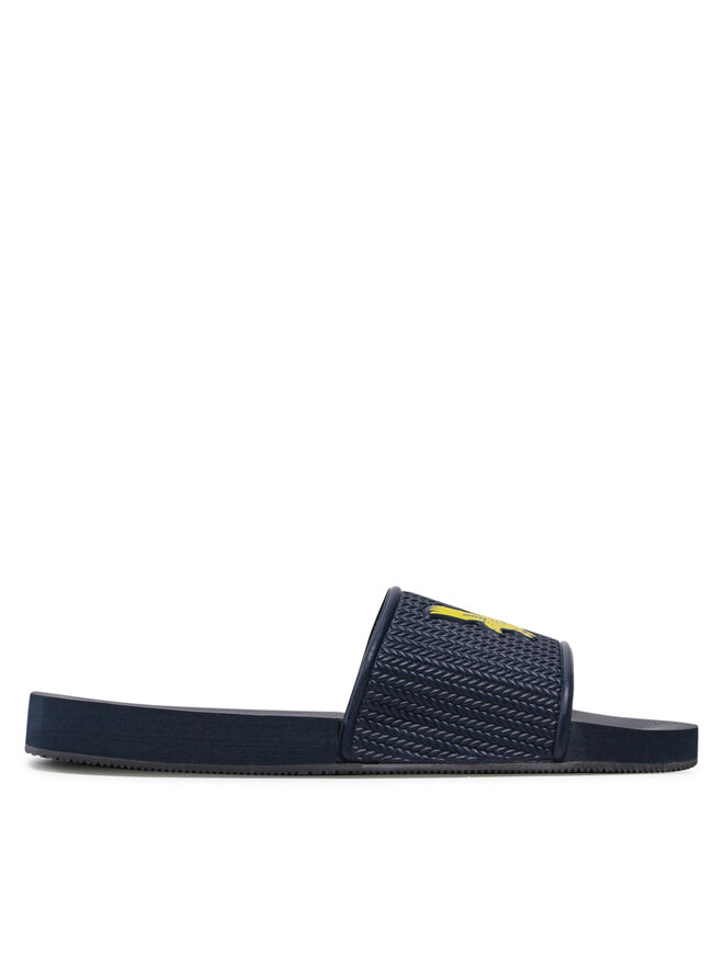 Lyle & Scott Шльопанці Lyle & Scott Easy Slide FW1407 Cиній