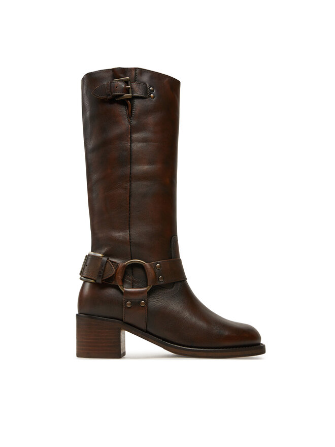 Bronx Kozačky Bronx High boots 14291-A Hnědá