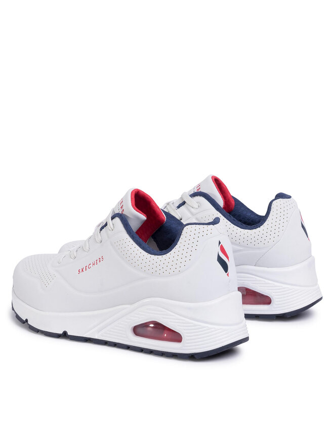 Skechers Snīkeri Skechers Uno Stand On Air 73690/WNVR Balts