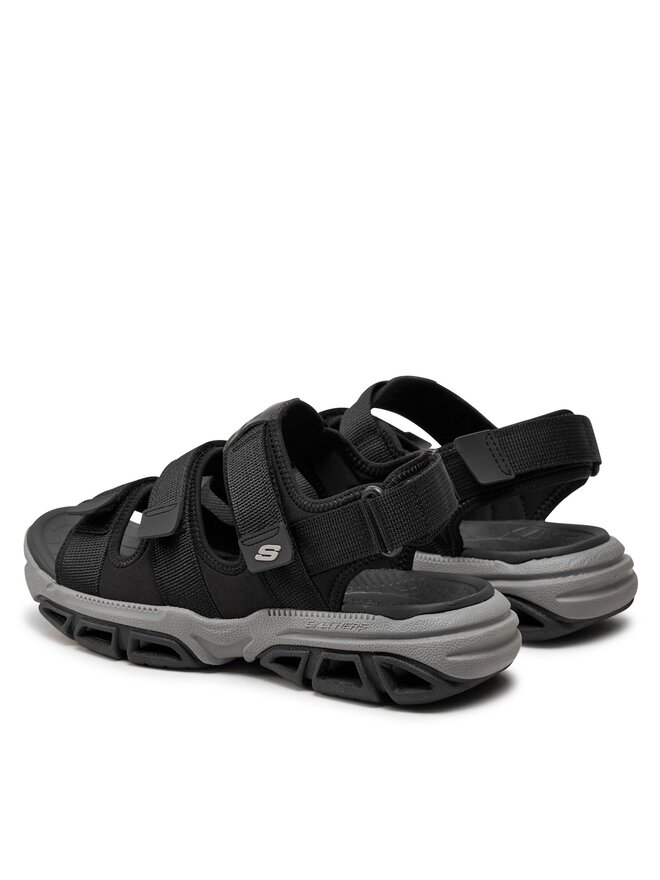 Skechers Sandały Skechers Atlan-Bodie 210444/BLK Czarny