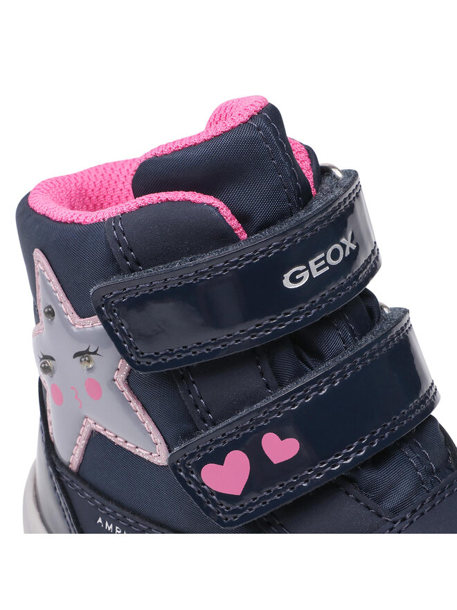 Geox Škornji za sneg Geox B Flanfil G.B Abx A B163WA 050FU C4268 M Mornarsko modra