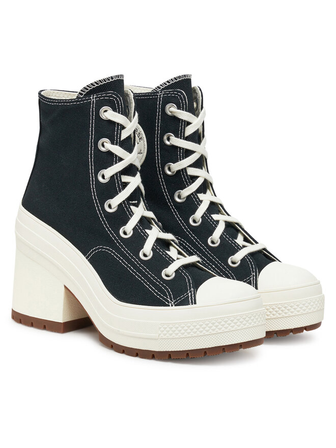 Converse Polokozačky Converse Chuck 70 De Luxe Heel A05347C Černá