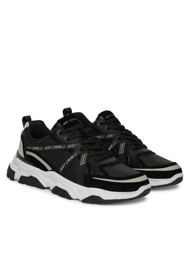 Just Cavalli Sneakers Just Cavalli 79QA3SH5 ZPB66 Schwarz