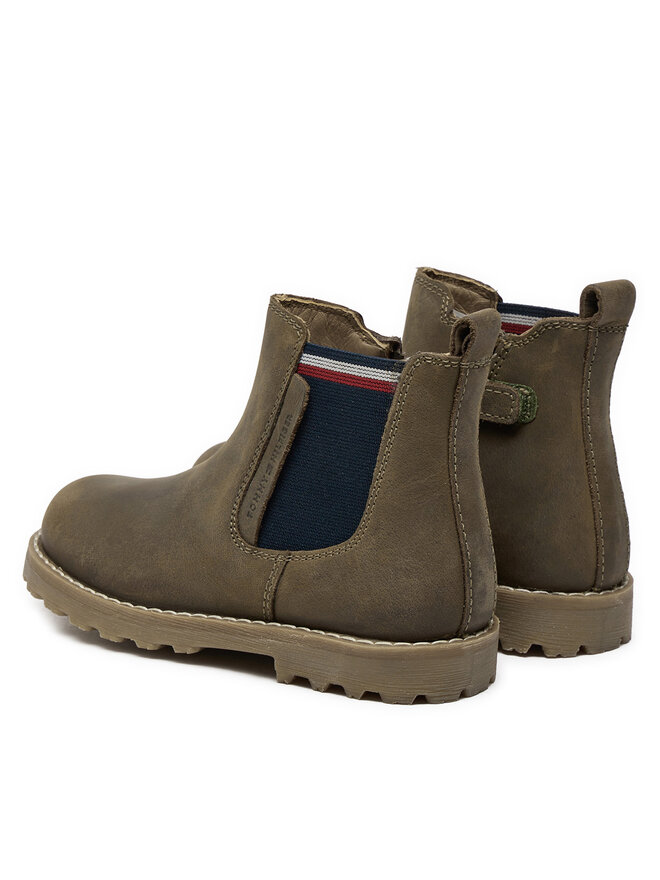 Tommy Hilfiger Μποτίνια Tommy Hilfiger T1X5-33700-0124 M Πράσινο