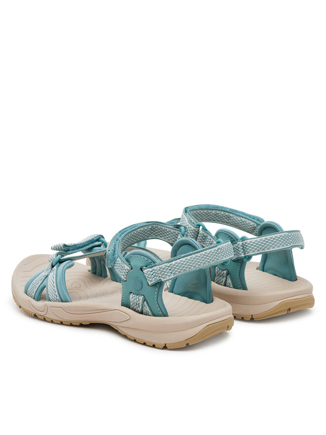 Jack Wolfskin Sandały Jack Wolfskin Lakewood Ride Sandal M 4019041 Turkusowy