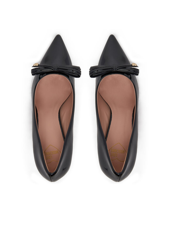 LOVE MOSCHINO Szpilki LOVE MOSCHINO JA10097G1MIH0000 Czarny
