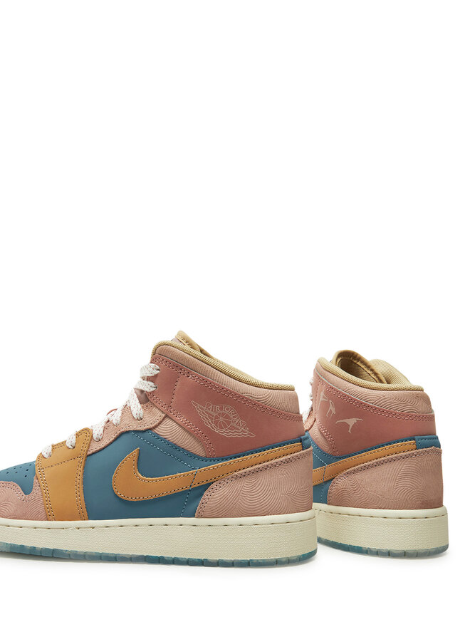 Nike Sneakers Nike Air Jordan 1 Mid Ss (GS) FN7452 400 Roz