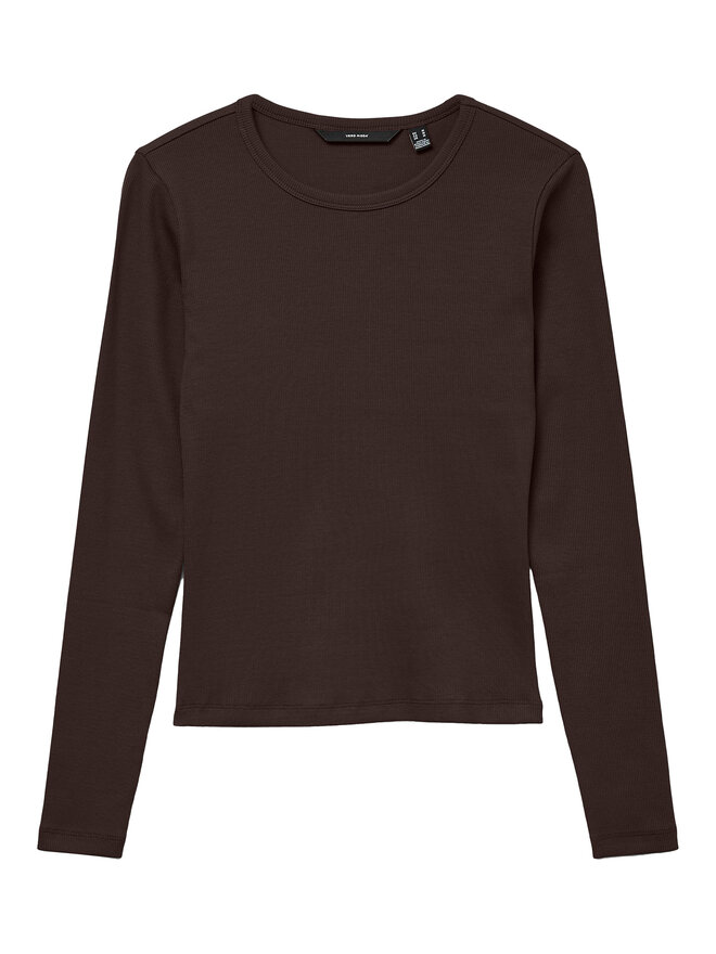 Vero Moda Vero Moda Топ Chloe 10306897 Коричневий Slim Fit