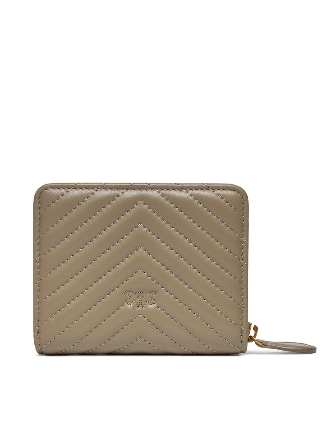 PINKO Duży Portfel Damski Pinko Taylor Zip Around PE 24 PCPL 100249 A0GK Szary