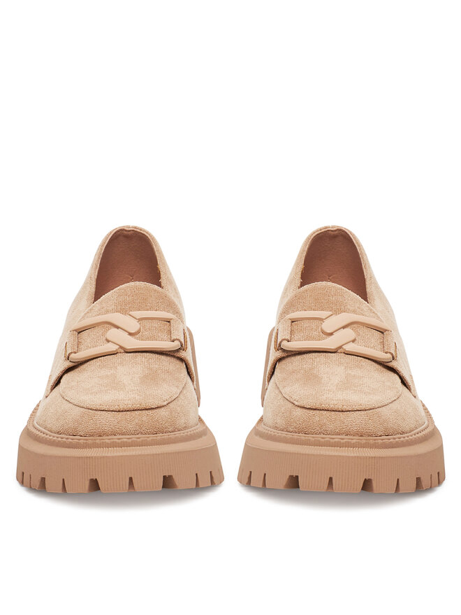 DeeZee Loafersy DeeZee LE601-5 Beżowy