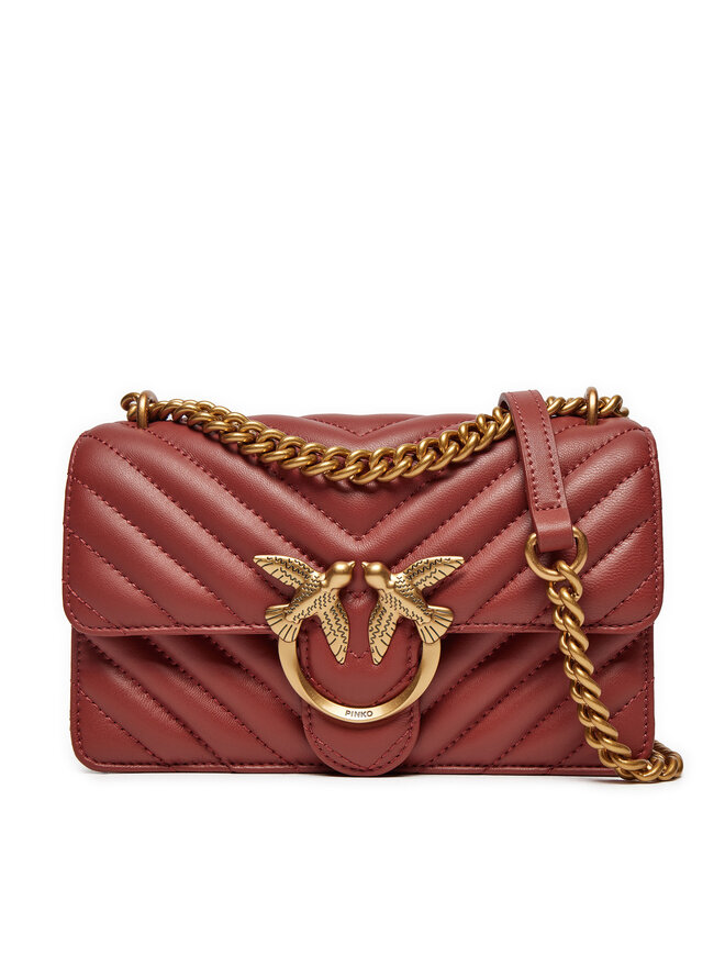 Bolso PINKO Love One Mini Dc 100074 A0GK Rojo zapatos.es