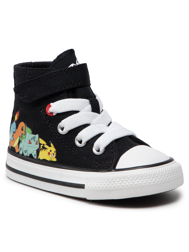Converse Trampki Converse POKEMON Chuck Taylor All Star Hi A01229C Czarny