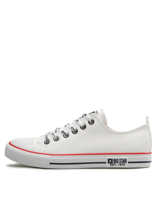 Big Star Shoes Plátěnky Big Star Shoes KK174046 Bílá