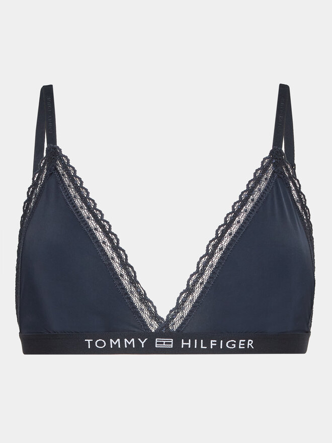 Tommy Hilfiger Tommy Hilfiger Trikotni nedrček UW0UW04242 Mornarsko modra