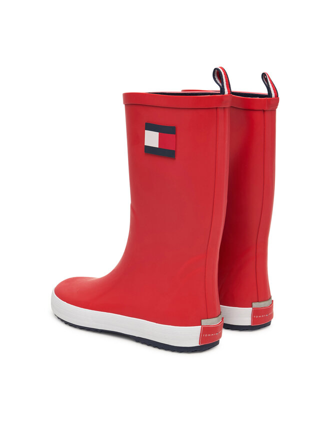 Tommy Hilfiger Gummistiefel Tommy Hilfiger Flag Rain Boot T3XC-33923-0047 D Rot