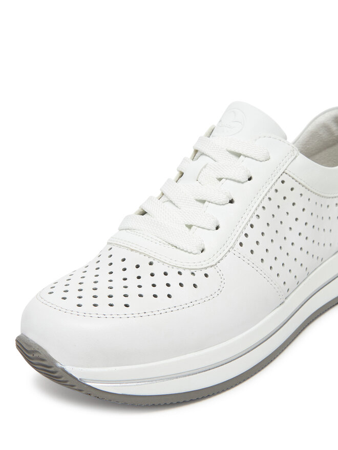 Rieker Sneakersy Rieker N4515-80 Biały