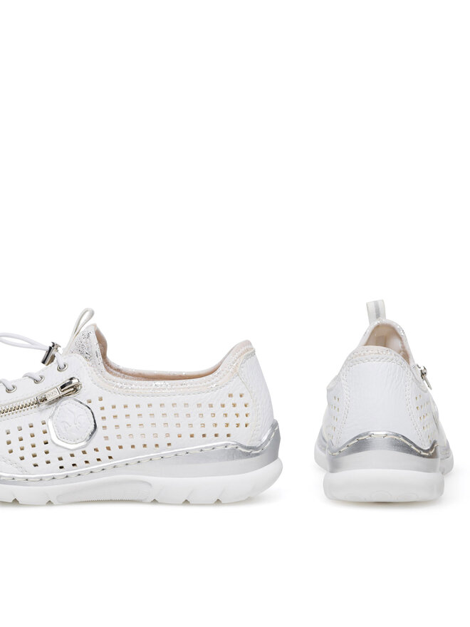 Rieker Sneakers Rieker L3296-82 Alb