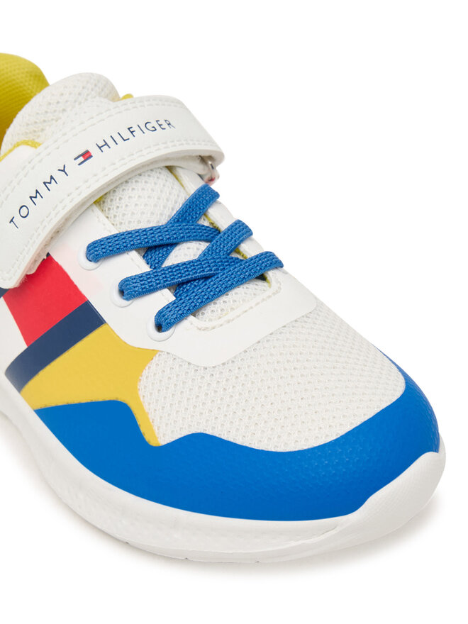 Tommy Hilfiger Sneakers Tommy Hilfiger Flag Low Cut Lace-Up/Velcro T1X9-34369-1843 S Bunt