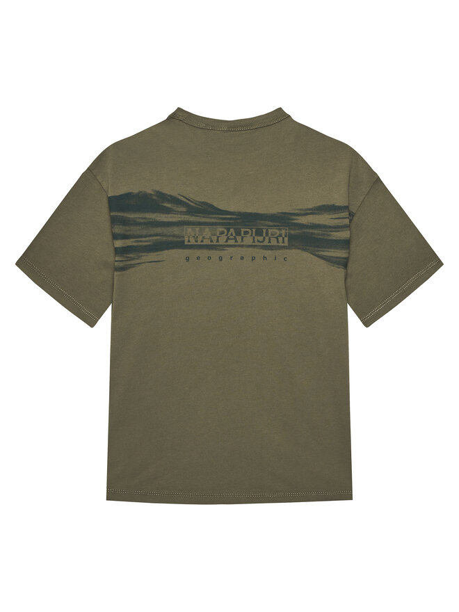 Napapijri Napapijri Camiseta S-Ahr NP0A88ZO D Verde Regular Fit