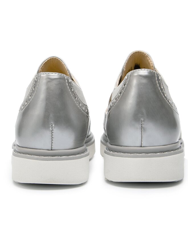 Richelieus Derbies Geox D Thymar A D824BA 0CNPV C0742 Argent chaussures