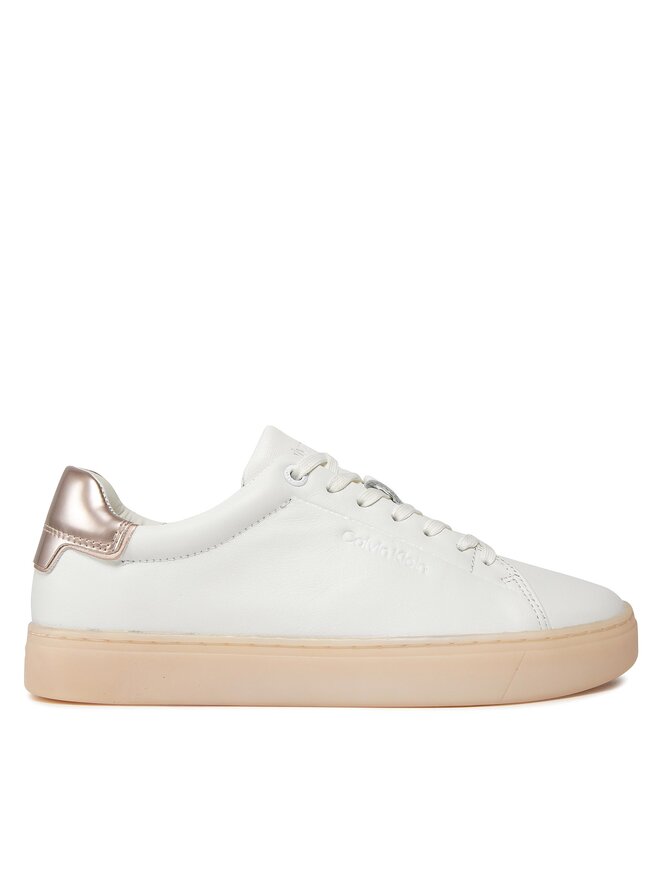 Calvin Klein Снікерcи Calvin Klein Cupsole Lace Up Pearl HW0HW01897 Білий