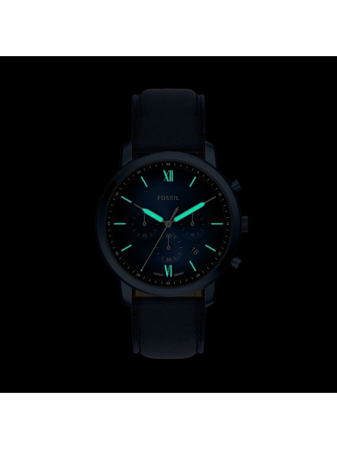 Fossil Uhr Fossil Neutra FS6168 Dunkelblau