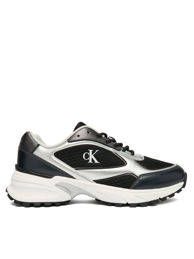 Calvin Klein Sneakers Calvin Klein Hike Runner Laceup Mesh Mix Met YM0YM01402 Schwarz