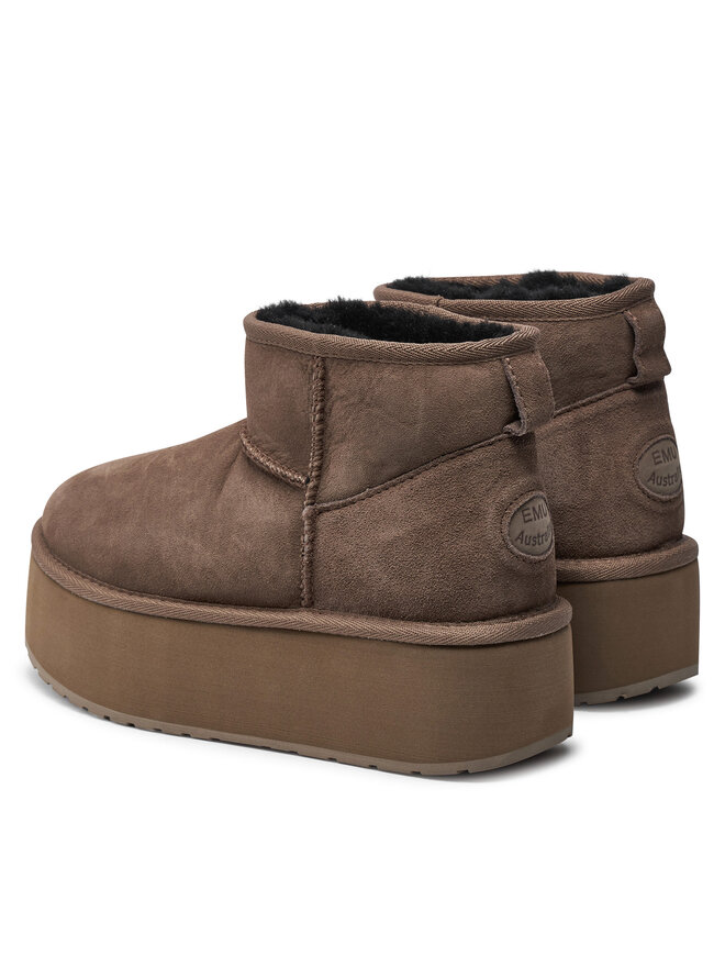 EMU Australia Škornji za sneg EMU Australia Stinger Micro Flatform W13082 Rjava
