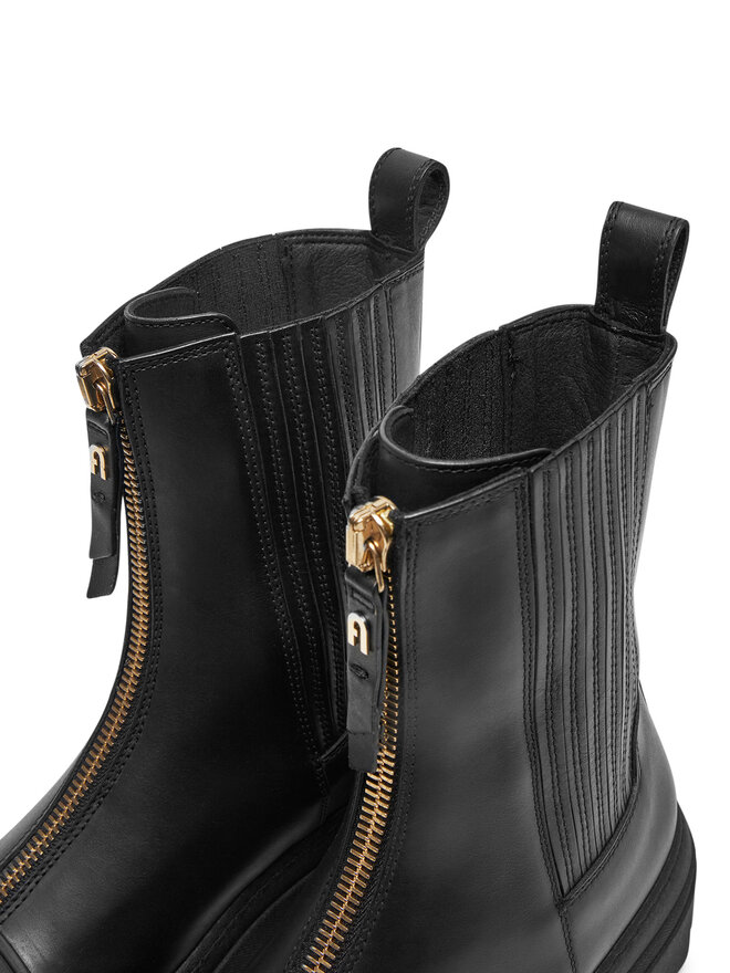 Furla Klassische Stiefeletten Furla Gum YG95FGU BX3506 O6000 Schwarz