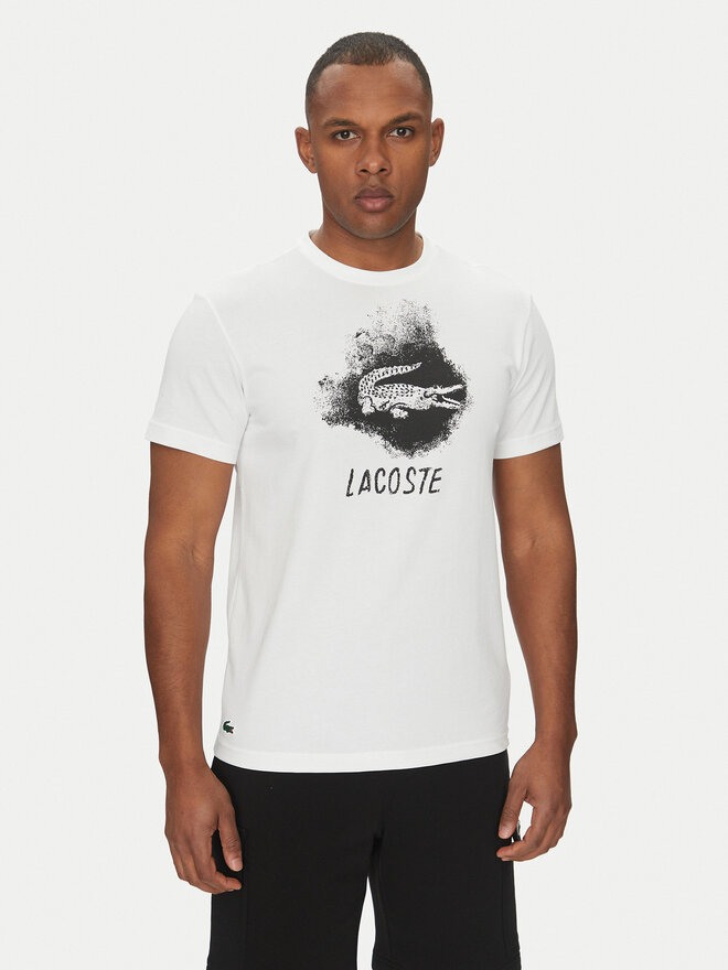 Lacoste Lacoste Marškinėliai TH8917 Balta Regular Fit