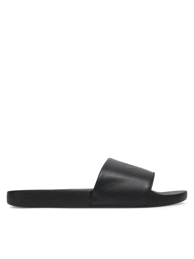 Calvin Klein Jeans Papucs Calvin Klein Jeans Slide Aop Print YM0YM01269 Fekete