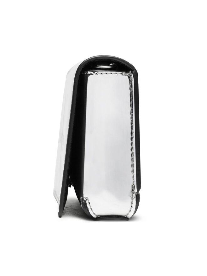 Calvin Klein Jeans Handy-Etui Calvin Klein Jeans Sculpted Ew Flap Phone Cb Silver K60K610406 Silberfarben
