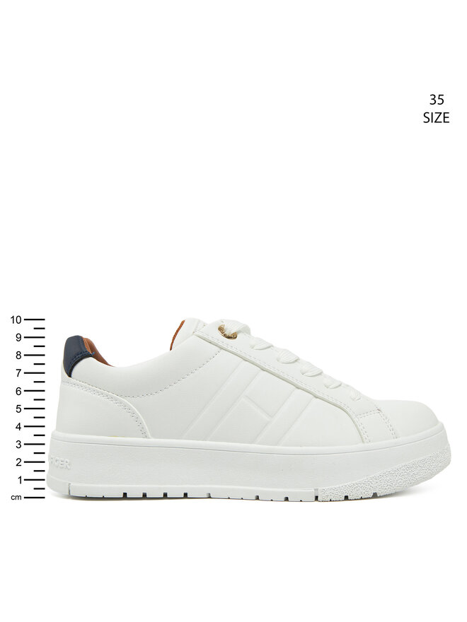 Tommy Hilfiger Снікерcи Tommy Hilfiger Low Cut Lace-Up Sneaker T3X9-33857-1355 S Білий