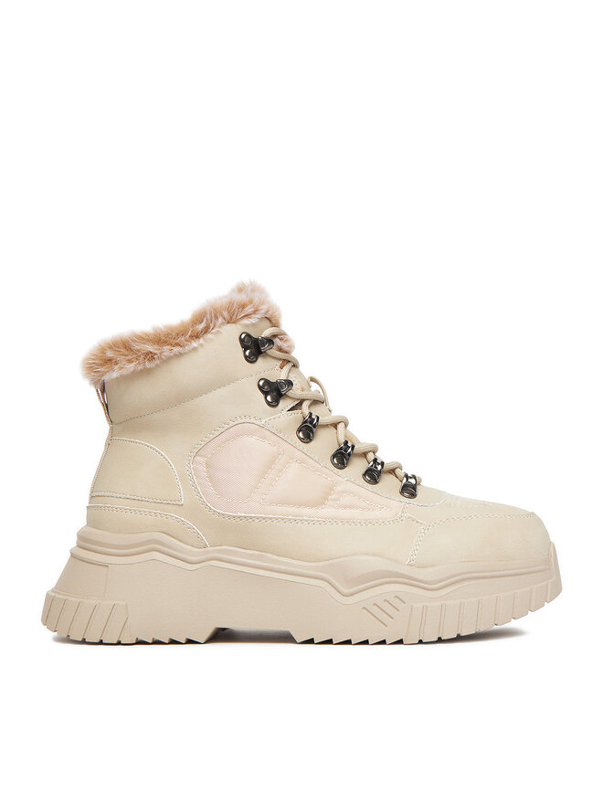 DeeZee Botines planos DeeZee HX24021-1 Beis