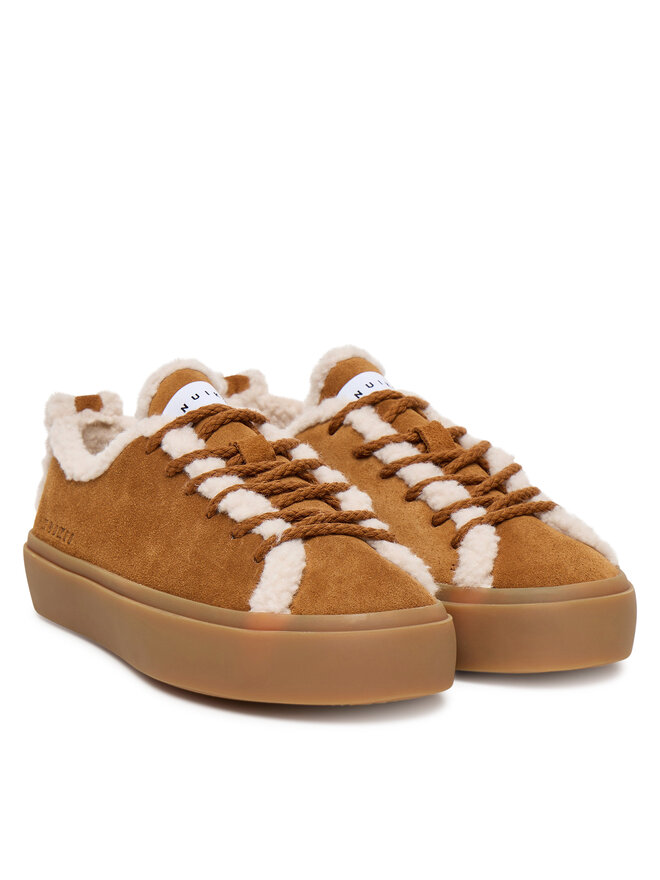 Inuikii Snīkeri Inuikii Shearling Low 1001.001.0242 Brūns
