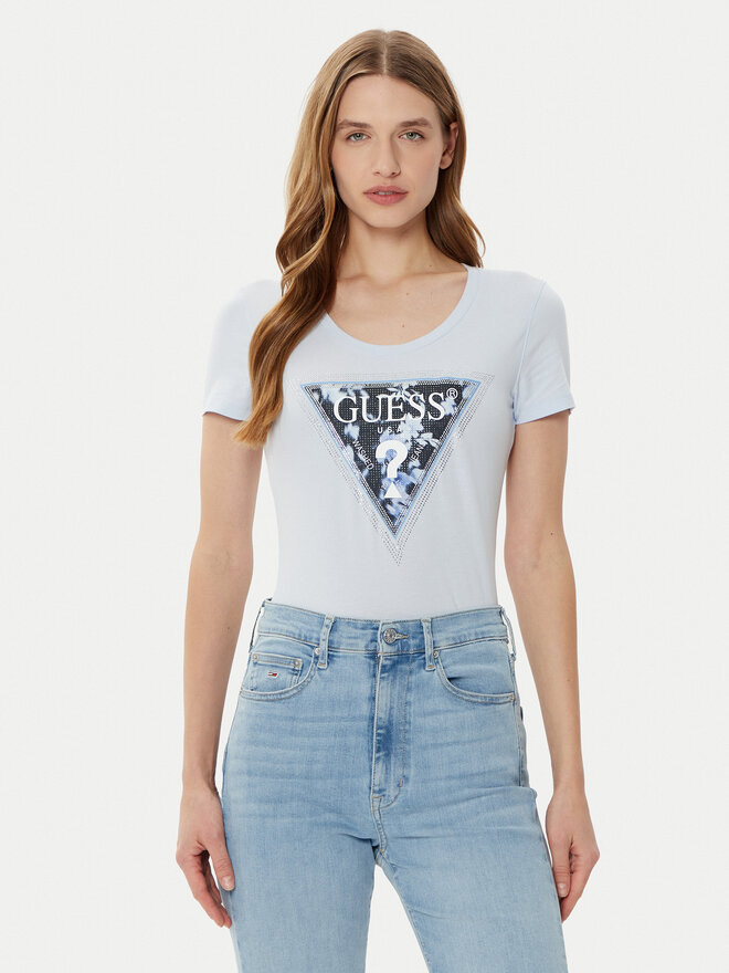 Guess Guess Camiseta W5RI00 J1314 Azul Regular Fit