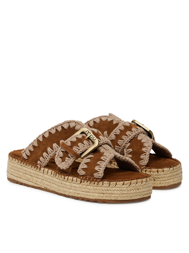 Mou Espadrilles Mou Jute sandal MU.SW641003A Braun
