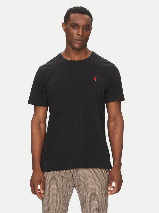 Polo Ralph Lauren Polo Ralph Lauren T-Shirt Bsr 710680785 Μαύρο Custom Slim Fit