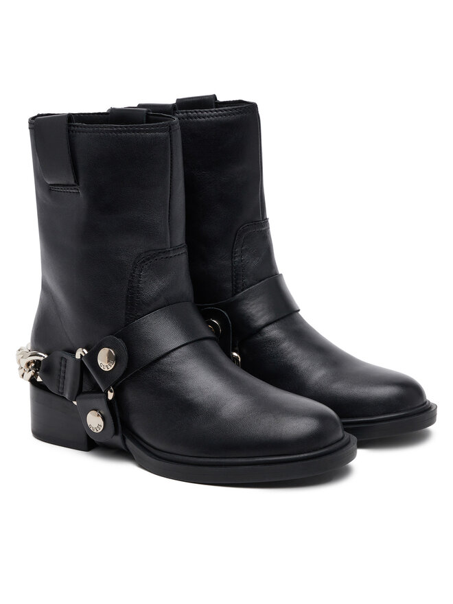 Guess Western csizmák Guess Ruben FL7RUB LEA10 Fekete