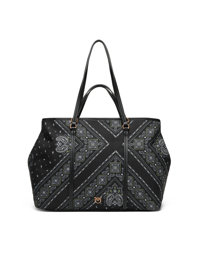 PINKO Kabelka PINKO Shopper Extra PE 25 PLTT104900 A2AS Černá