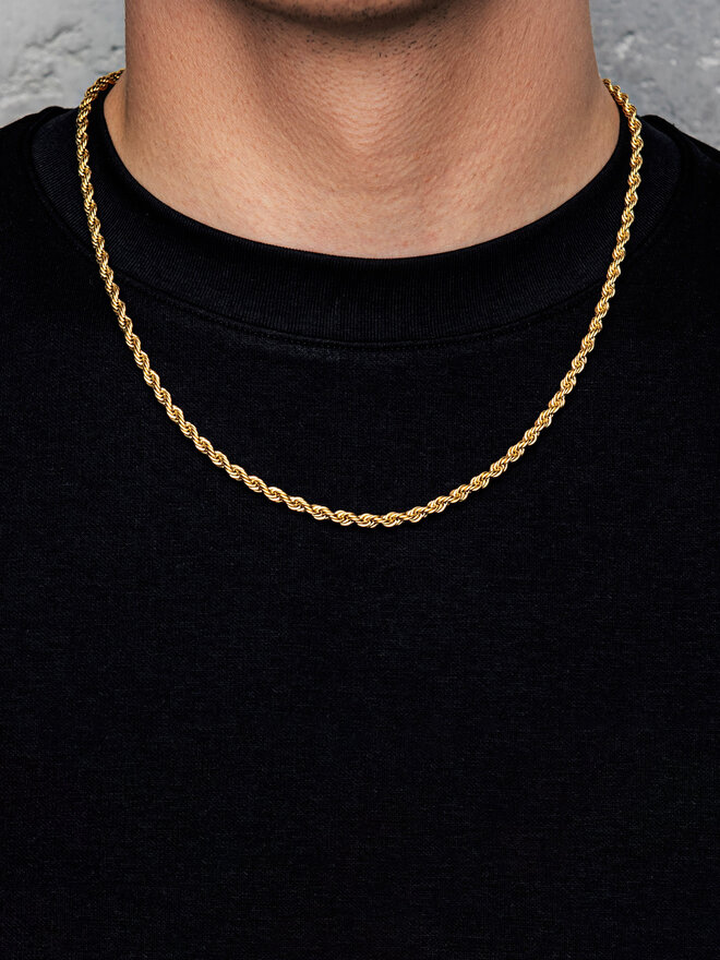 ICED STUFF Kette ICED STUFF Rope Goldfarben